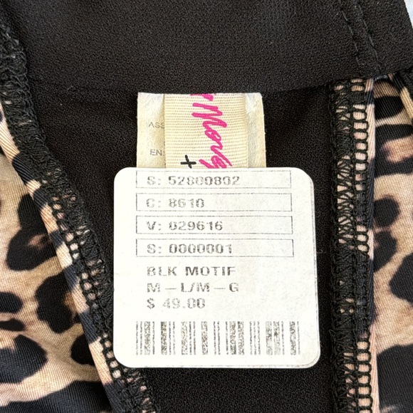 NWT FP Movement x Onzie Peek-a-Boo Racer Bra in Leopard Print, L - Picture 8 of 10